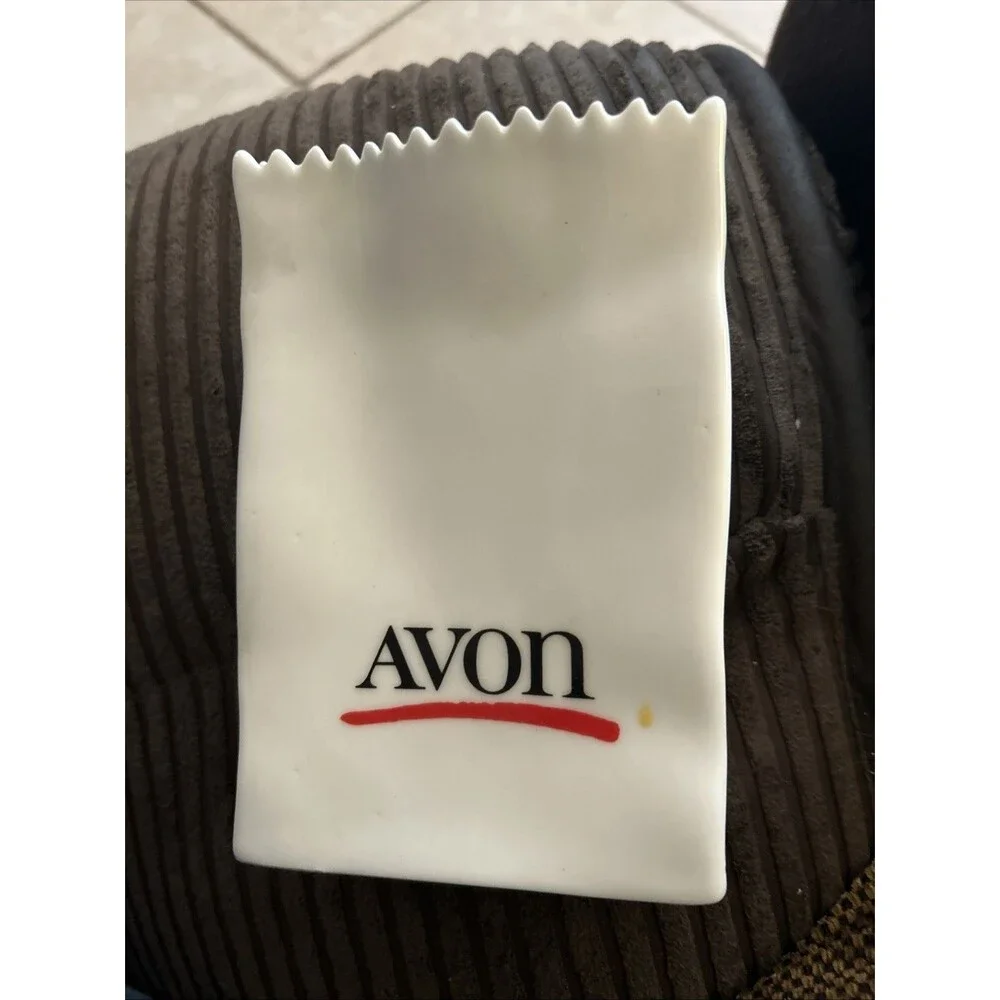 VINTAGE AVON 1986 Ceramic White Bag 6